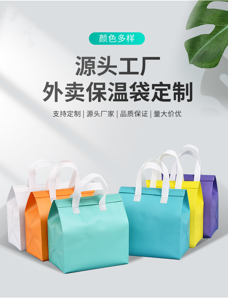 迪庆藏族自治州无纺布保温袋外卖袋